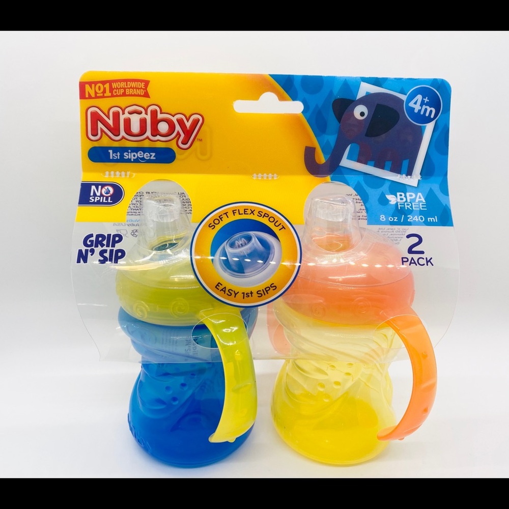 New Nuby Sippy cups